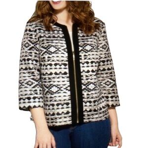 Roz & Ali Tribal Print Jacket